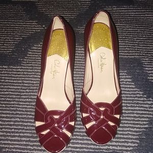 Cole haan open toe pumps 8